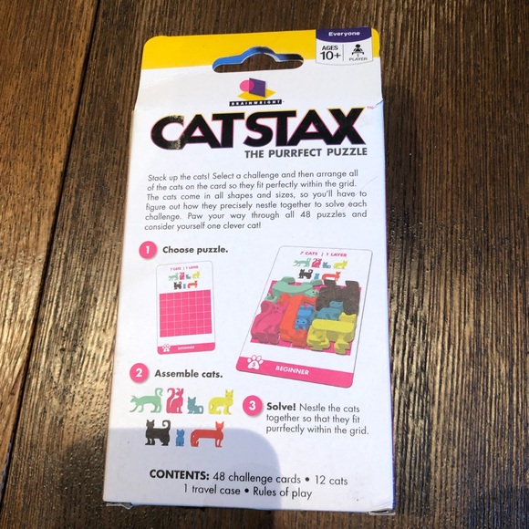 Cat Stax Puzzle Game - Picture 3 of 4
